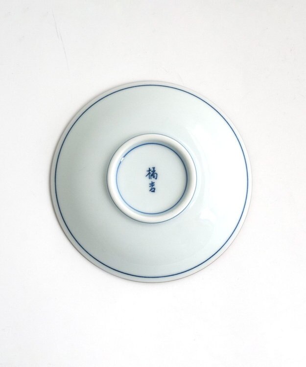 たち吉 【たち吉】染付宝づくし小皿〈５枚〉波佐見焼 ホワイト×ブルー