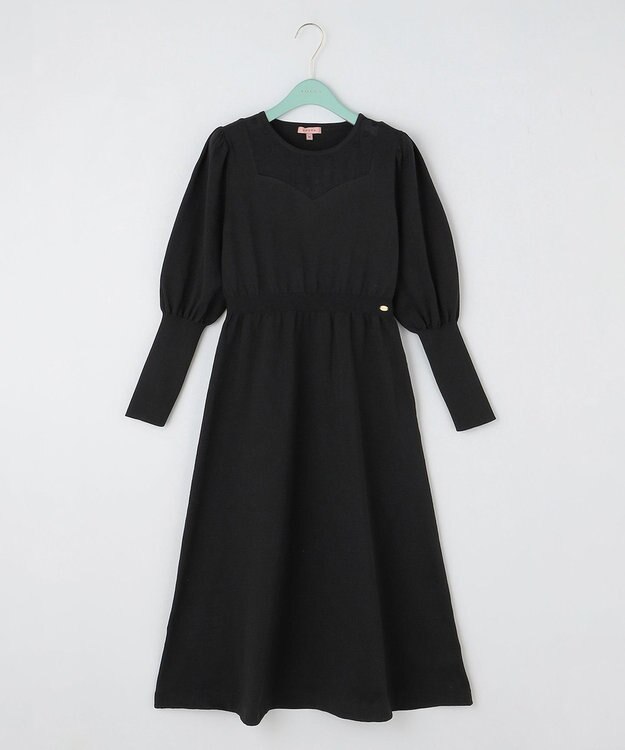 TOCCA 【洗える！】RAINY NIGHT ニットドレス ブラック系