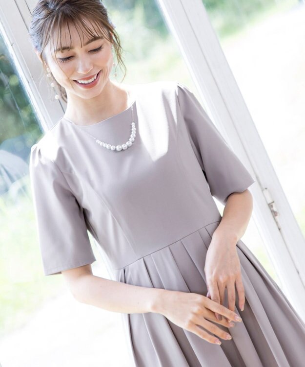 Tiaclasse 【日本製】コットンパール ネックレス シルバー