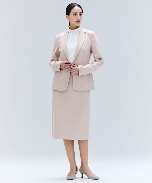 BEIGE， 【Lsize・セットアップ対応】CORBY / ウールタイトスカート Nude