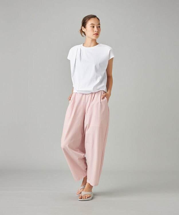 Chacott HandsomeCotton ドレープTシャツ ホワイト