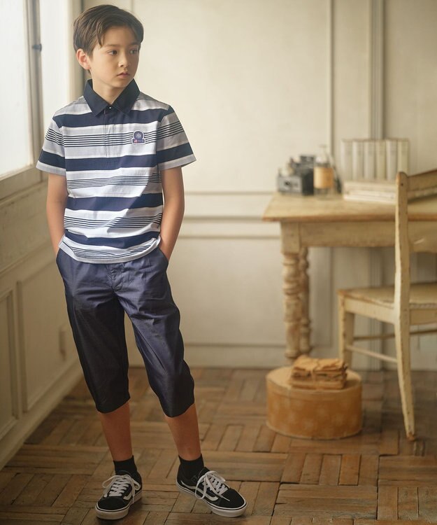 J.PRESS KIDS 【120-130cm】７分丈 パンツ ネイビー系