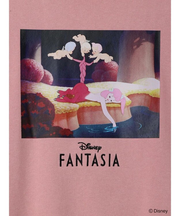 Green Parks ＦＡＮＴＡＳＩＡ／プリント裏毛プルオーバー Pink