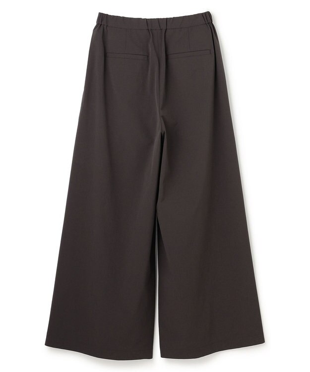 uncrave クールタッチカラータイプライター ワイドパンツ ダークブラウン