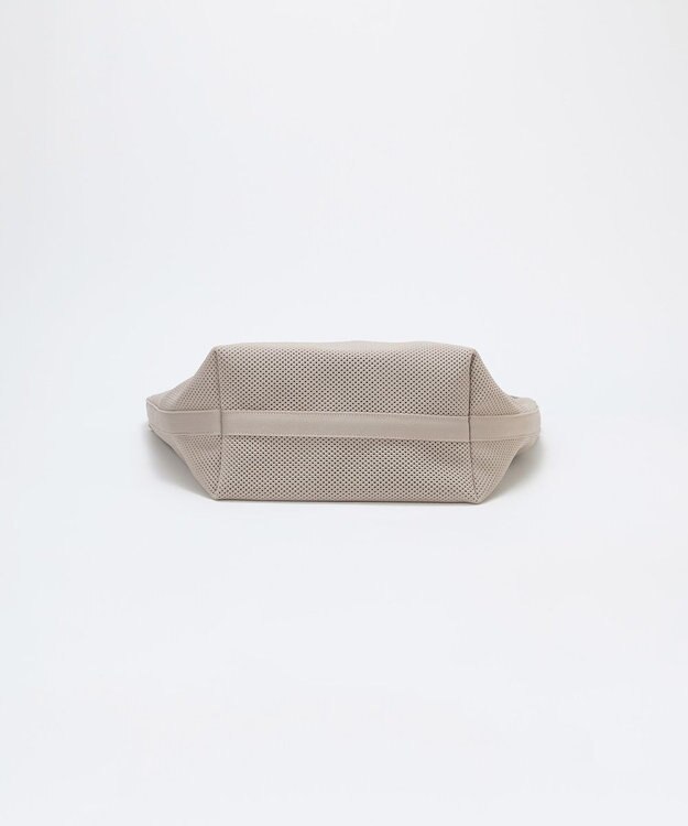 TOPKAPI 【Breath TOPKAPI】ニットジャガード 2way ビッグ トートバッグ ポーチ付き ライトグレー