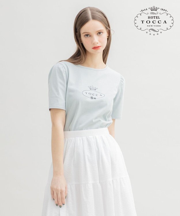 TOCCA 【洗える！】TOCCA TEE Tシャツ トッカブルー系