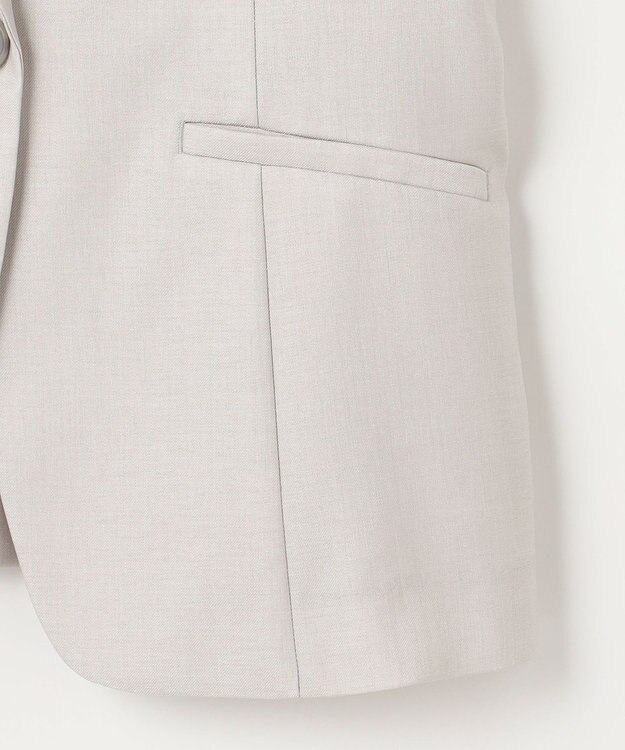 J.PRESS LADIES L OXIJEWEL ストレッチ テーラード ジャケット ライトグレー系
