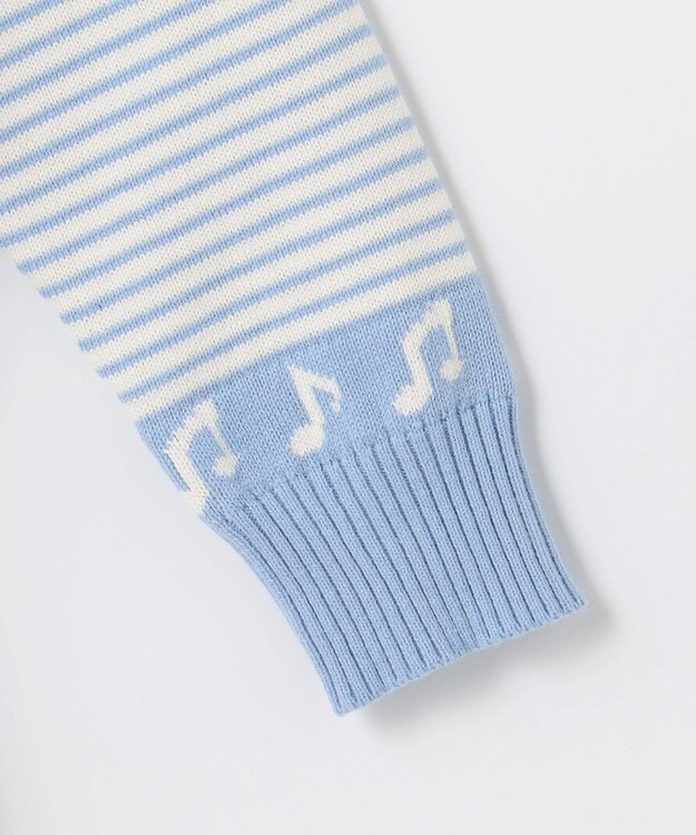 組曲 KIDS 【110-140㎝】ハーモニー ボーダートップス サックスブルー