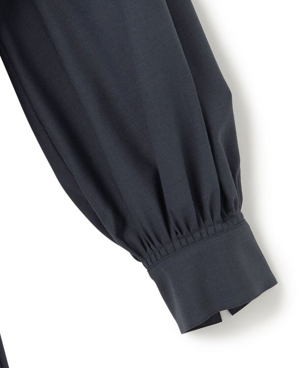 23区 S 【洗える】TWマットクロス ワンピース ネイビー系