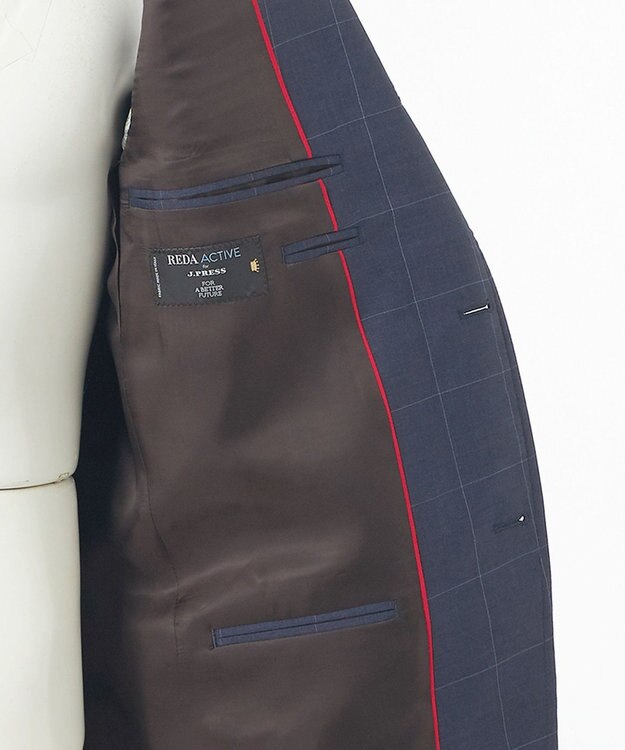 J.PRESS MEN 【WEB・一部店舗限定】ウィンドーペーン スーツ ダルブルー系4