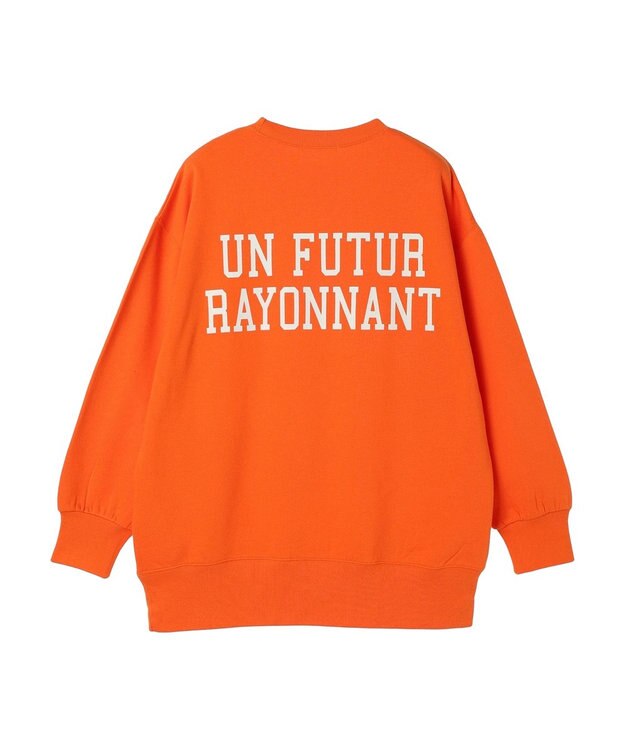 Green Parks バックロゴプリントスウェット Orange