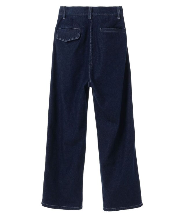 CRAFT STANDARD BOUTIQUE 【ユニセックス】デニム2タックワイドテーパードパンツ Dark Indigo