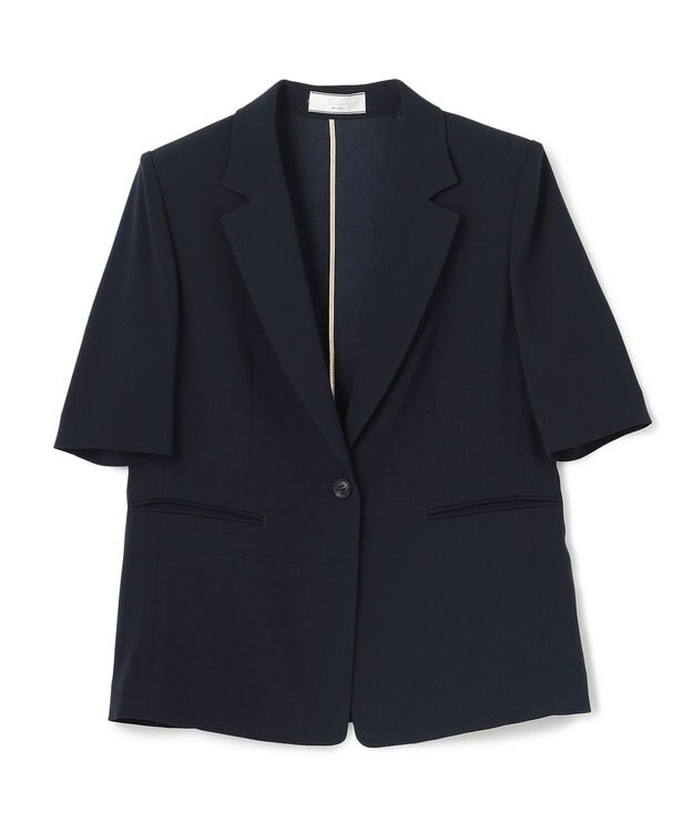 BEIGE， 【Lsize・セットアップ対応】CINDY / ハーフスリーブジャケット Navy