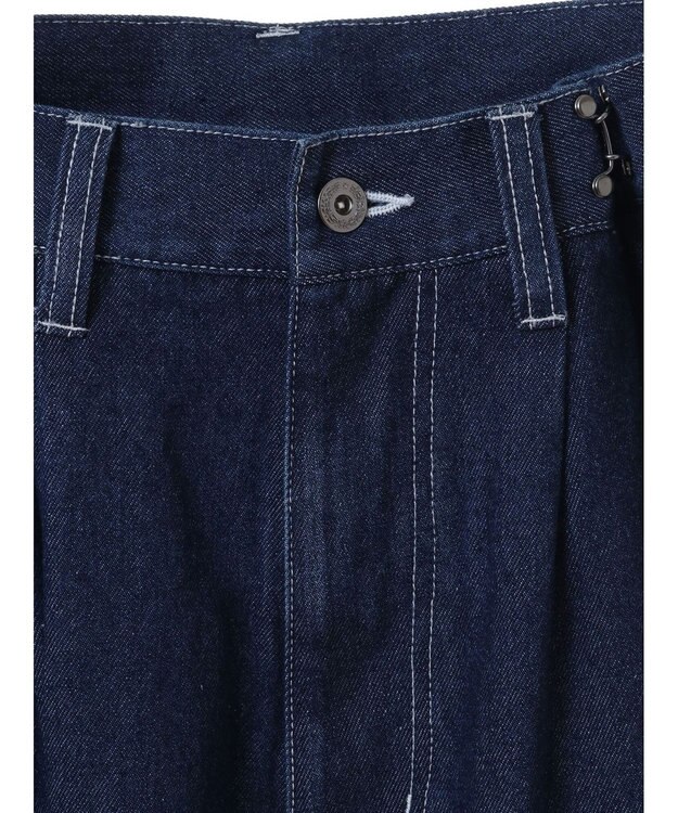 CRAFT STANDARD BOUTIQUE 【ユニセックス】デニム2タックワイドテーパードパンツ Dark Indigo