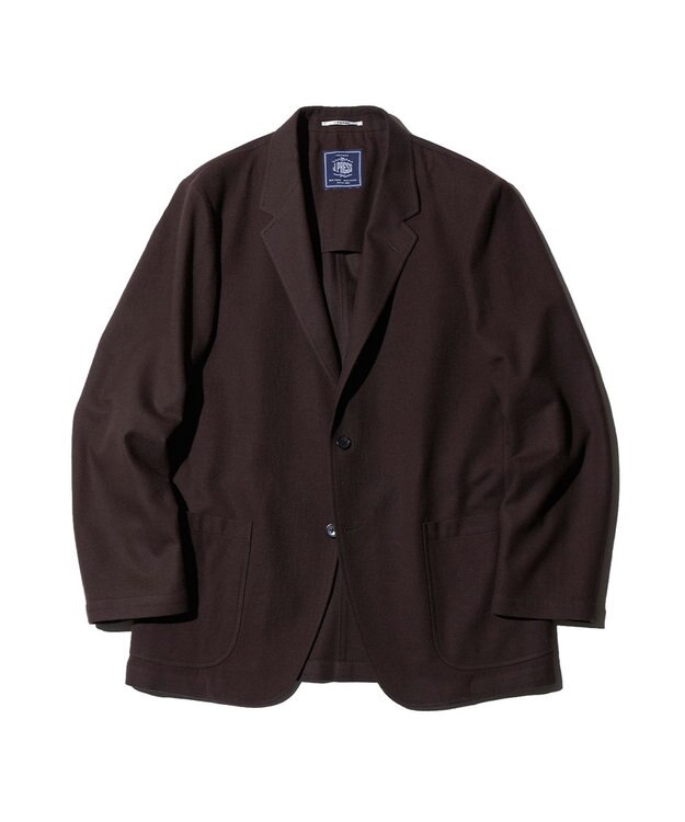 J.PRESS MEN 【J.PRESS ORIGINALS】WOOL/COTTON SERGE 3B OLD FIT JACKET ダークブラウン系