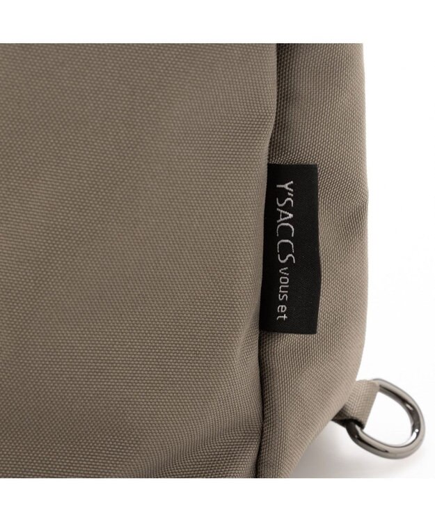 Y'SACCS 【Y’SACCS vous et】 フロントポケット2WAYバッグ グレージュ