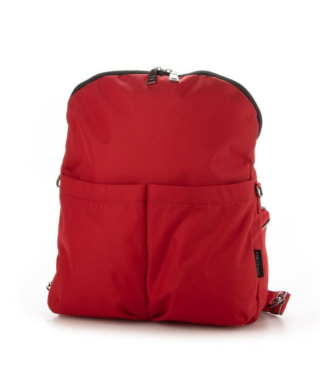 Y'SACCS 【Y’SACCS vous et】 フロントポケット2WAYバッグ レッド