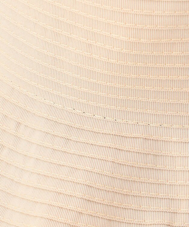 ANY SIS 【洗える】グログランリボン ハット ライトベージュ