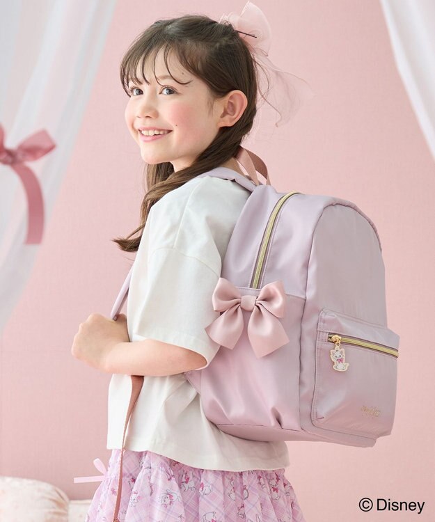 ANY KIDS 【ディズニー/マリー】サイドリボンリュック ピンク