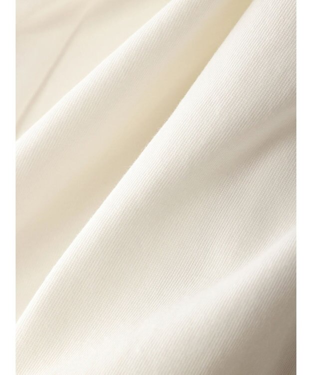 Green Parks フレンチスリーブ抜け襟カットプルオーバー Off White