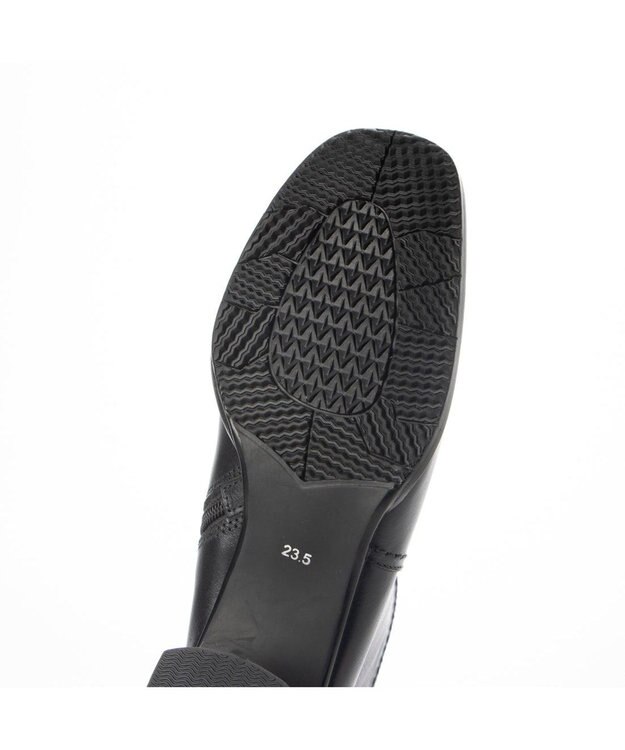 ing <ing>【WEB限定】スクエアトゥショートブーツ ブラック