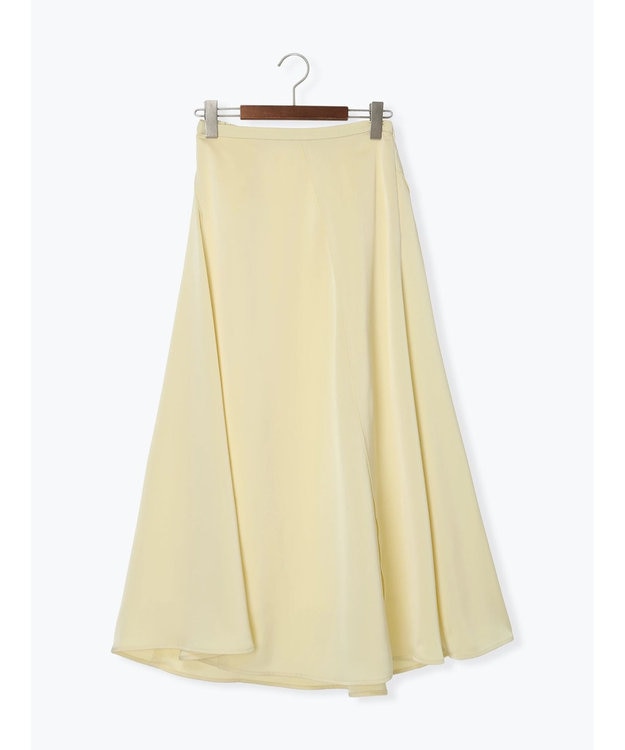 Te chichi 【Atelier Bonheur】サテンロングスカート(セットアップ可)《2025winter catalog item》 イエロー