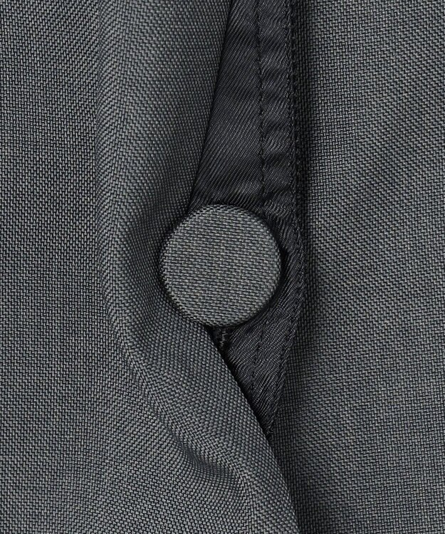 ICB L 【WEB＆一部店舗限定】 SerikaWorsted ノーカラーロングジレ ミディアムグレー