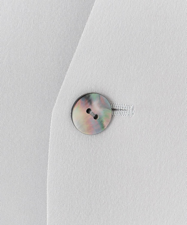 uncrave シャイニーダブルサテン ジャケット シルバーグレー