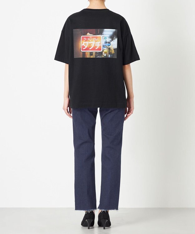 NAVE タブチ×NAVE プリント半袖Ｔシャツ ブラック系