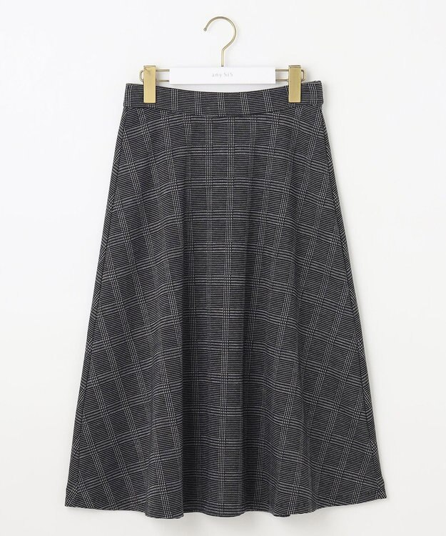 ANY SIS 【WEB・一部店舗限定】カットジャカード襟付き2WAY セットアップ ブラック系3