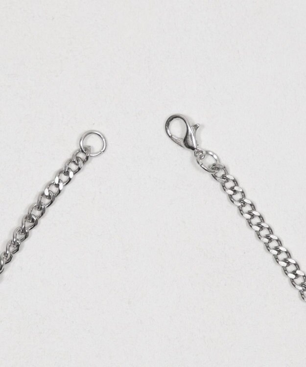 WEGO 【ユニセックス着用ITEM】アクセ付きフォトグラフィックプルオーバー ブラック中濃色