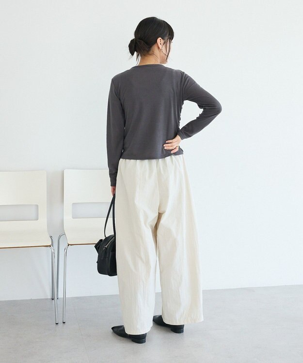 CRAFT STANDARD BOUTIQUE シャーリングカーディガン Gray Mixture