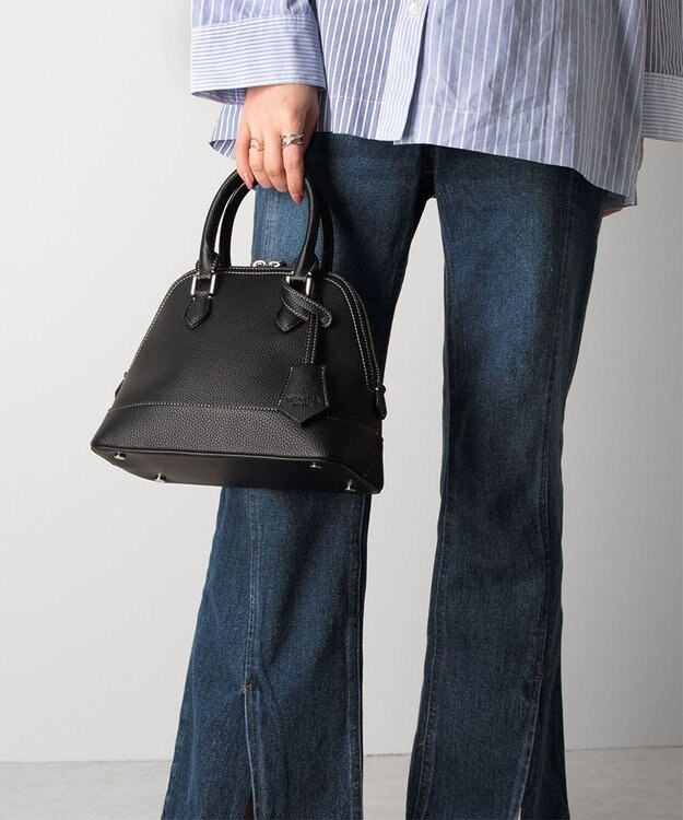 LA BAGAGERIE 【MONICA】2wayミニボストンバッグ ブラック