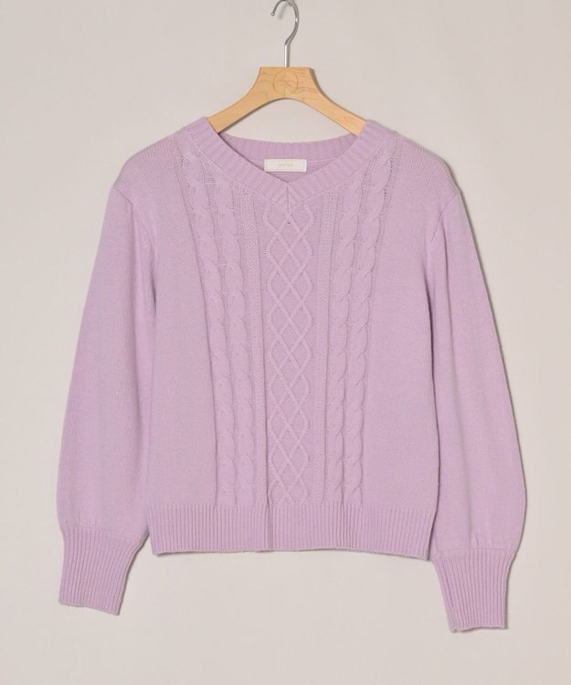 ONWARD Reuse Park 【any SiS】ニット秋冬 パープル