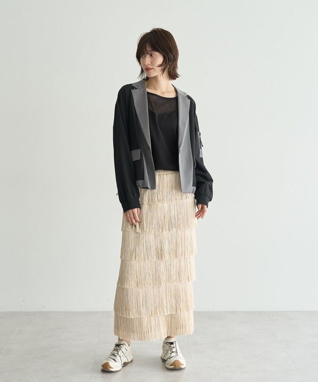 YECCA VECCA シアーニットプルオーバー Black