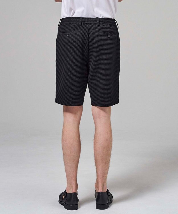 JOSEPH HOMME 【オリジナル素材】 ライトタックジャージー ドロスト付ショートパンツ / BERMUDA ブラック系