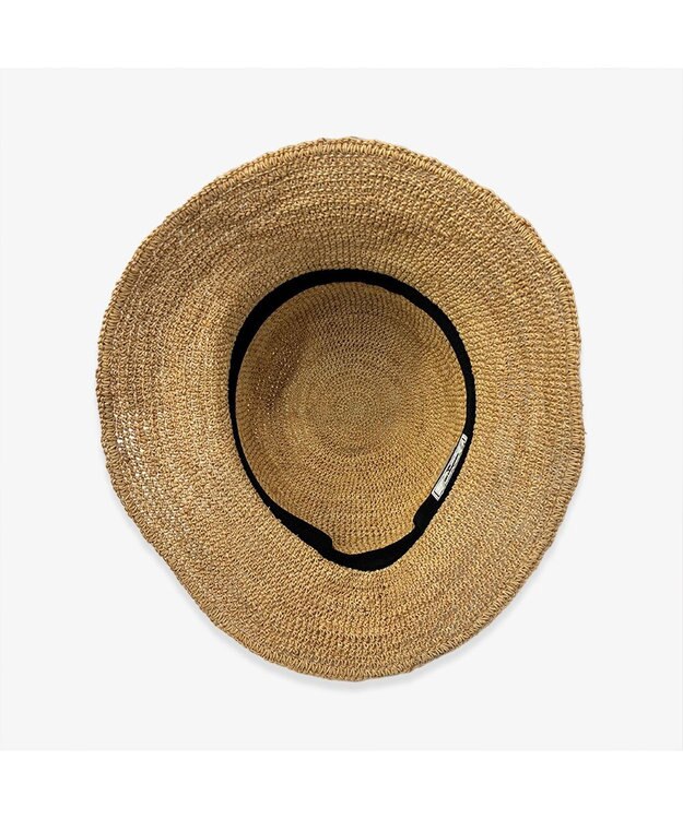 林八百吉商店 un chapeau　ラフィアハット シルバー