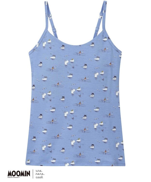 une nana cool 【ムーミン】MOOMIN × une nana ccol カップ付キャミソール OB