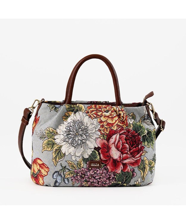 IBIZA ディーア　2WAYバッグ ライトグレー