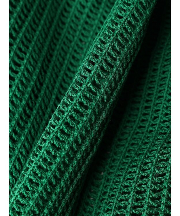 AMERICAN HOLIC 透かし編みメッシュニットプルオーバー Green