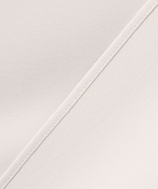 ICB L ストレッチジョーゼット ドレープデザインブラウス トープ