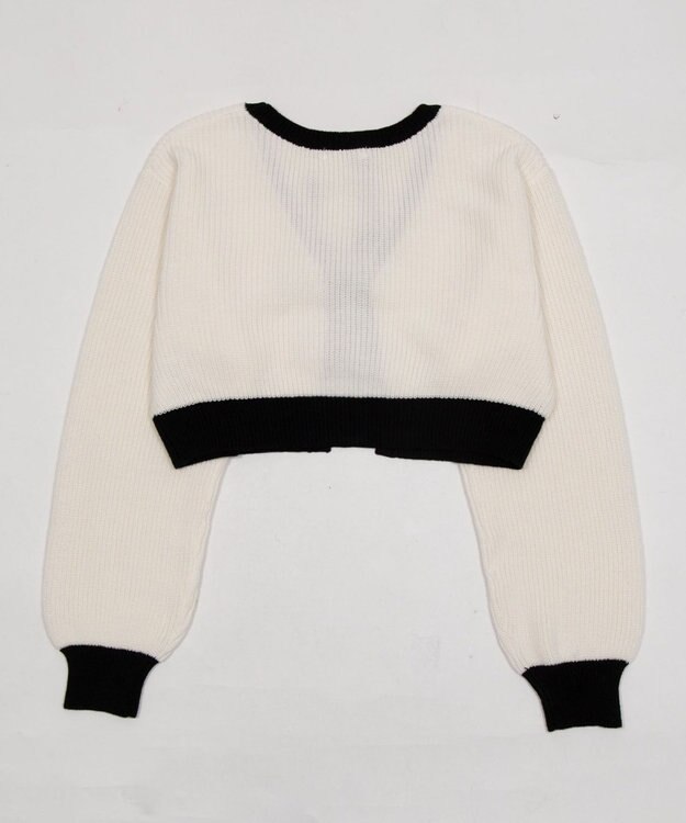 WEGO リボンカーディガン オフホワイト