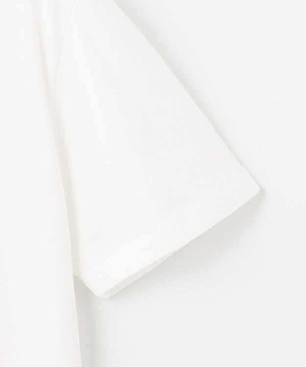 ANY SIS 箔プリントロゴ Tシャツ オフ×ロゴ