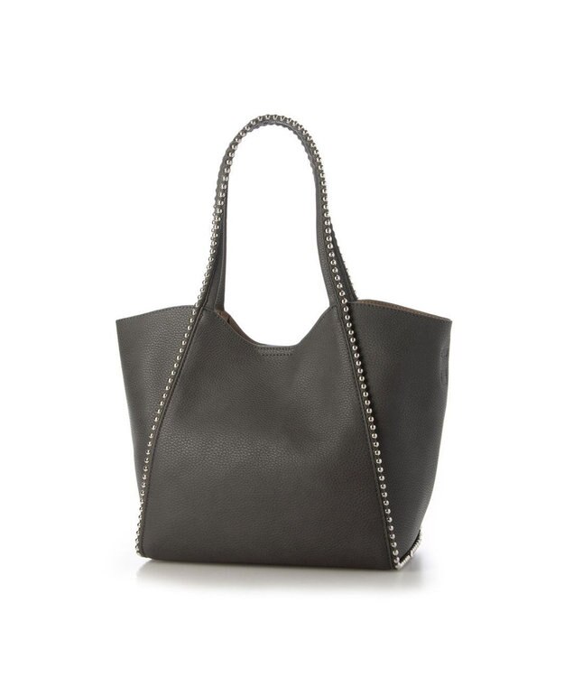 UNBILLION cachecache ボールチェーン2wayトートバッグ ダークグレー