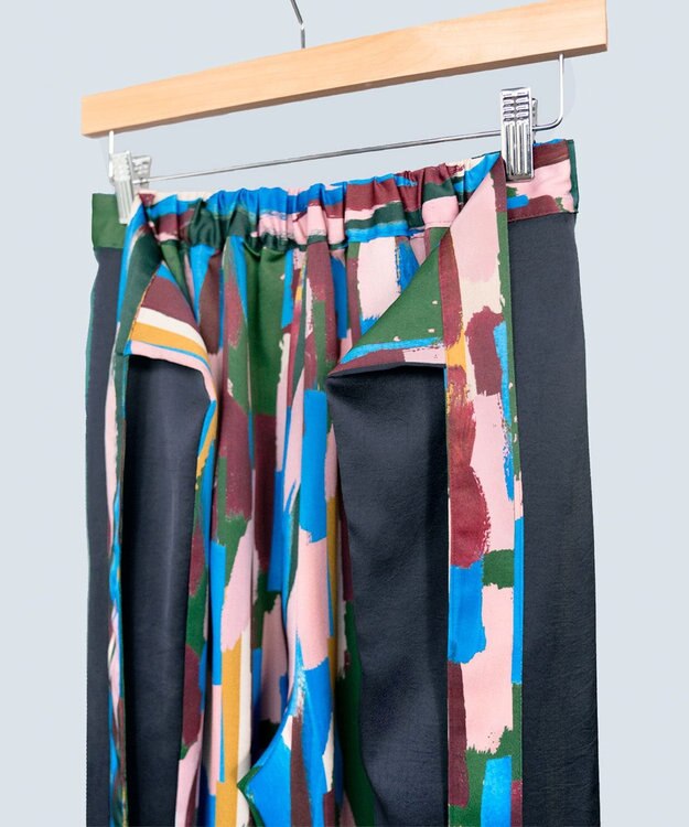 COQ 2WAY HALF LEAVES 前後2WAYパンツ ネイビー