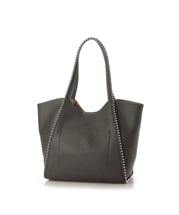 UNBILLION cachecache ボールチェーン2wayトートバッグ ダークグレー