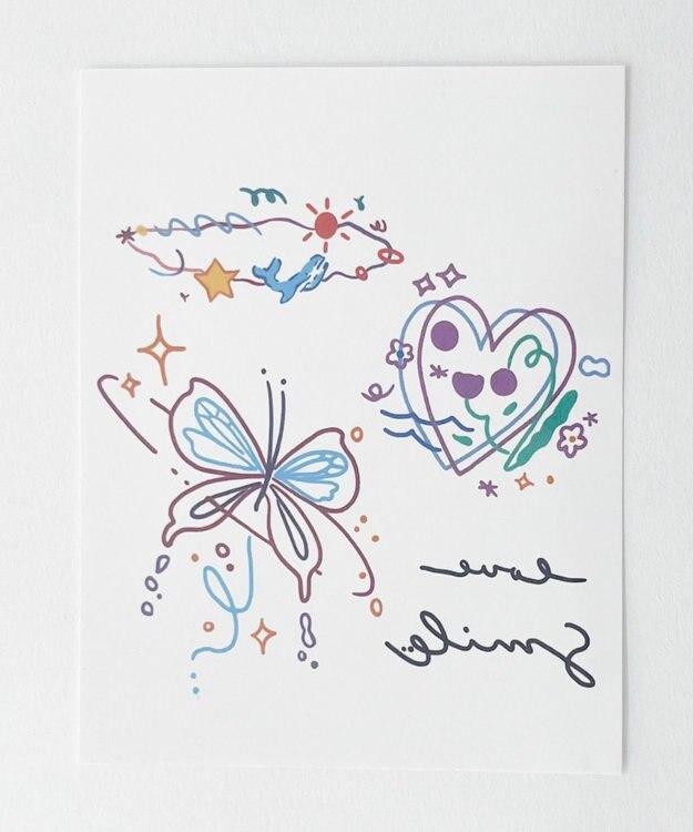 WEGO セットタトゥーシールB 柄11