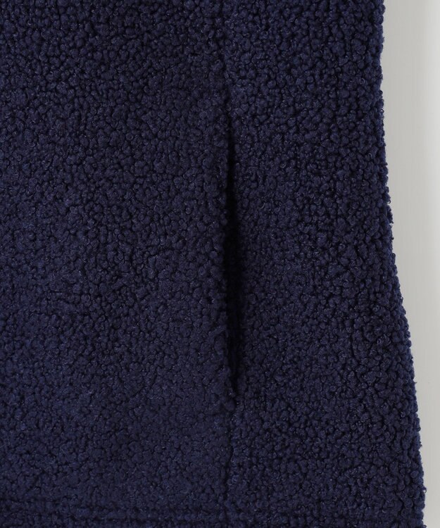 23区GOLF 【WOMEN】ボアベスト ネイビー系