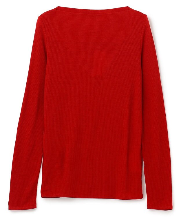 BEIGE， FORD / ボートネックトップス Red