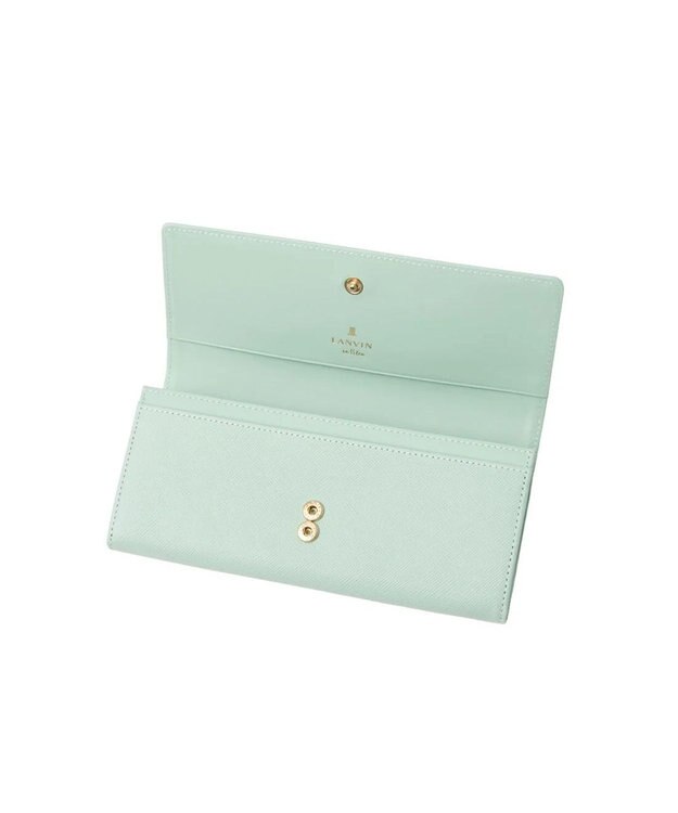LANVIN en Bleu リュクサンブール かぶせ長財布 ミント